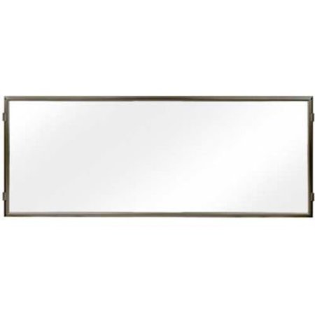 LAVI INDUSTRIES , Hinged Frame Sign Panel/Barrier, , 72" x 30", Satin Aluminum 50-HFP1004/MB/CL